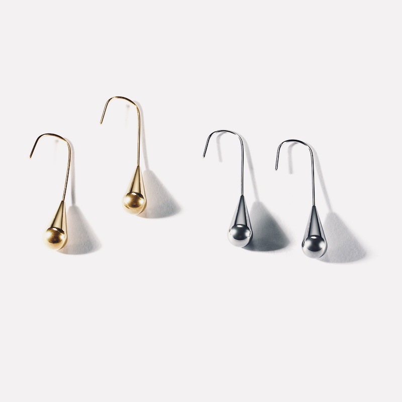 Long Thread Stainless Steel Drop Korean Style Drop Earrings