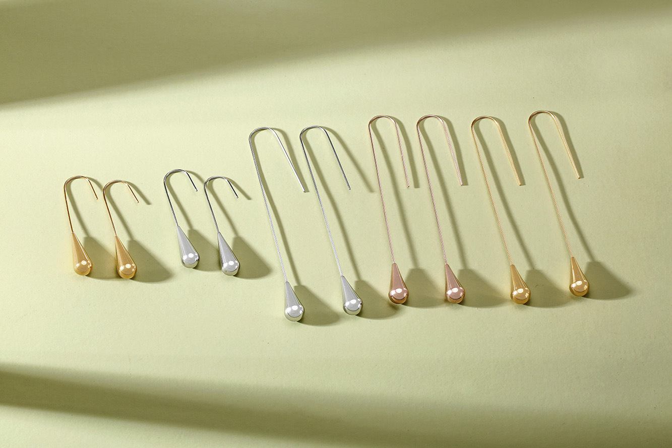 Long Thread Stainless Steel Drop Korean Style Drop Earrings