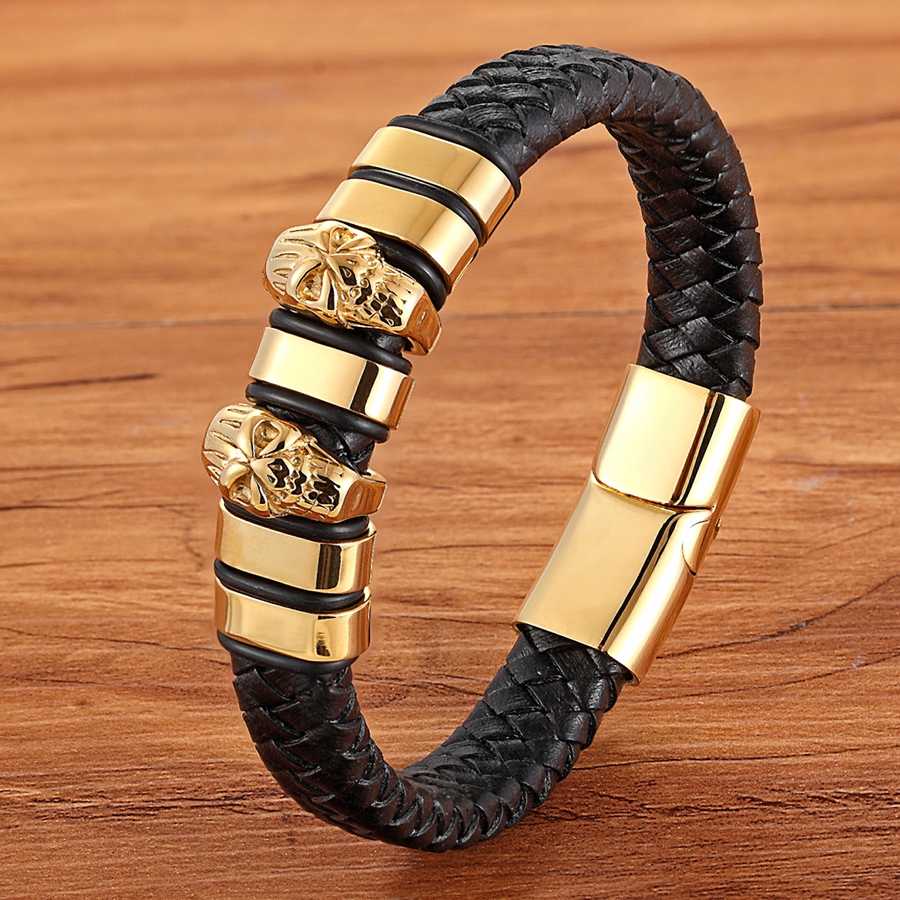 LICA Genuine Leather Bracelet Geometrically Irregular Graphics Elegant Small Adorn Article Accessories Jewelry Big Discount Gift