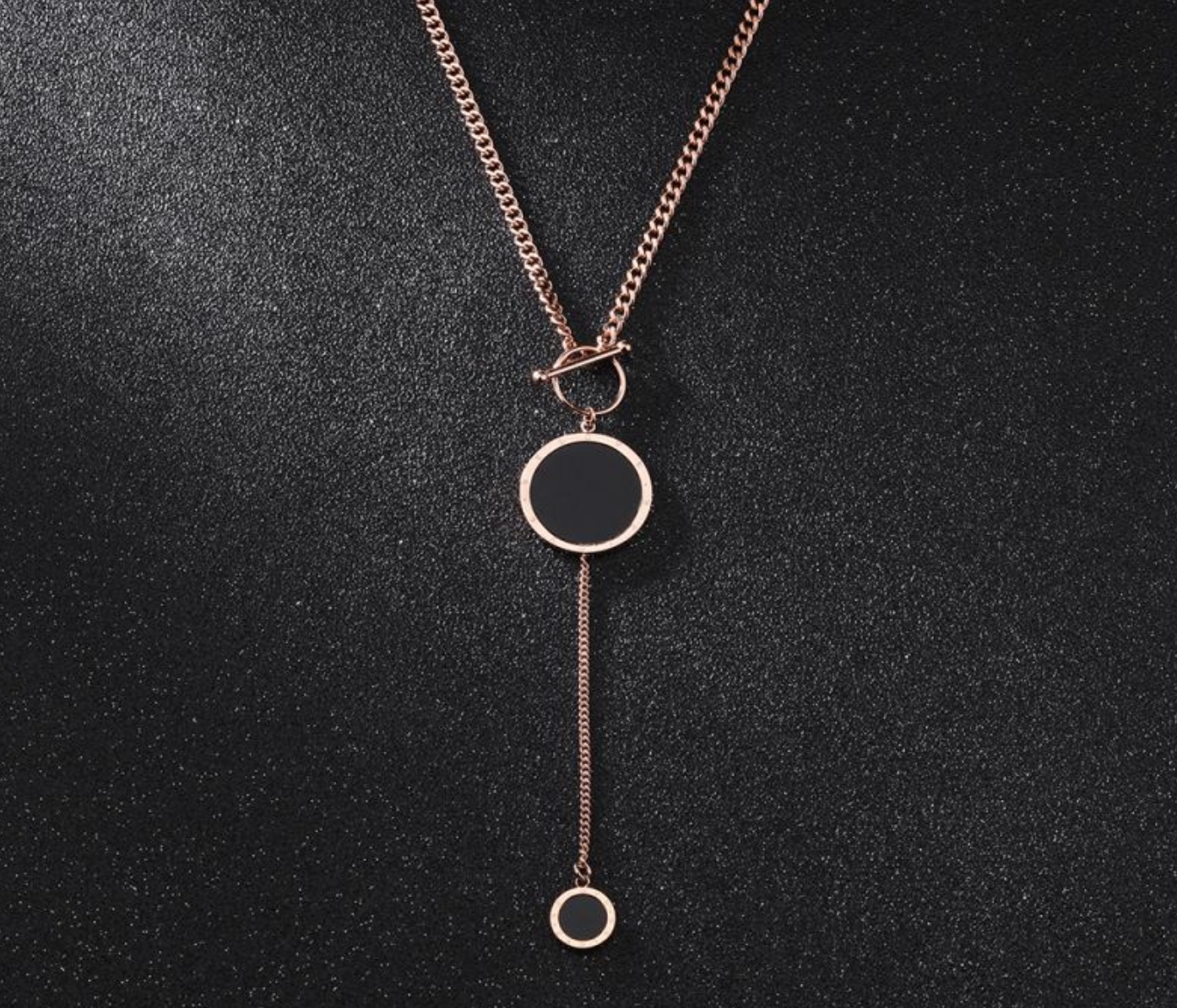 LICA 316L Stainless Steel Fancy Long Chain Necklace For Women