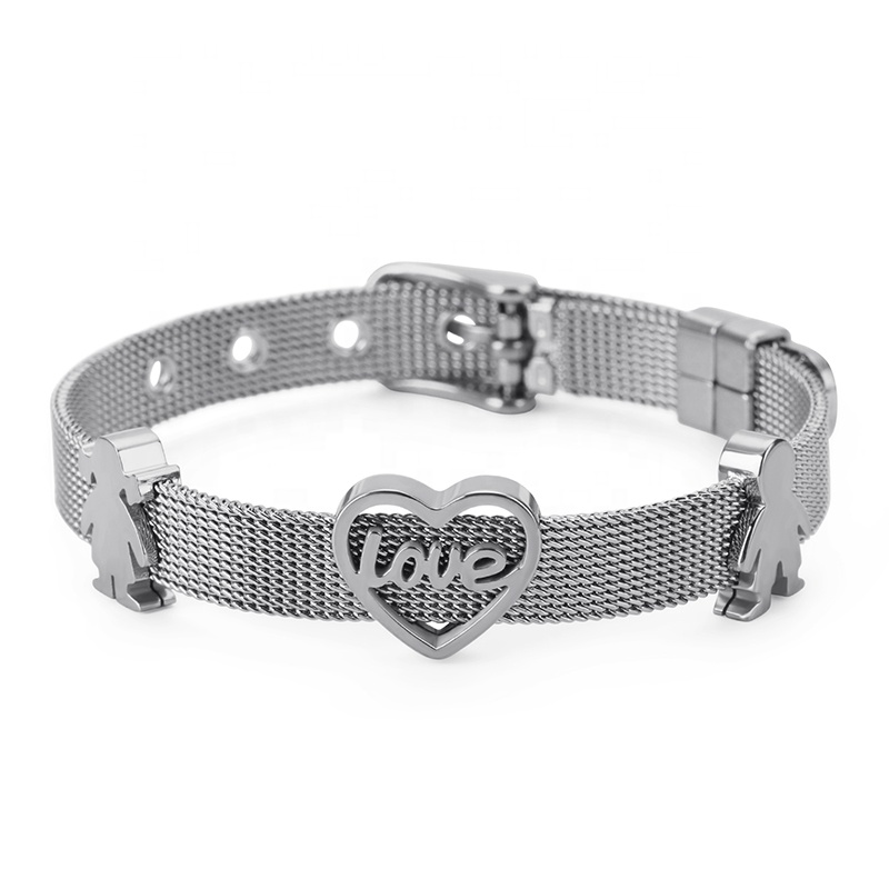 LICA Wholesale Price Simple And Fashionable Best Selling Love Pattern Charming Turkish Style Bracelet For Girls