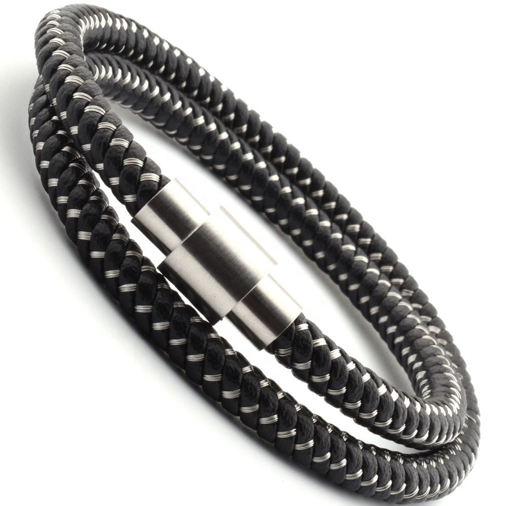 LICA Trendy Foreign Trade Fashion Ladies High-End Jewelry Bracelets With Genuine Leather