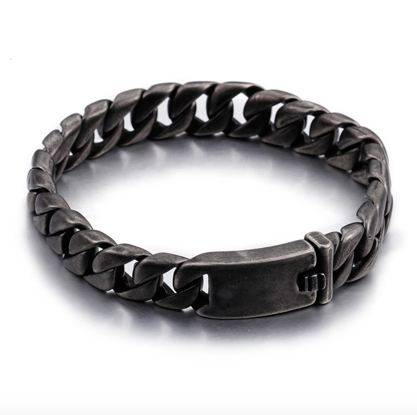 LICA 316L Stainless Steel Brushed Link Chain Bracelets For Men 230*13mm