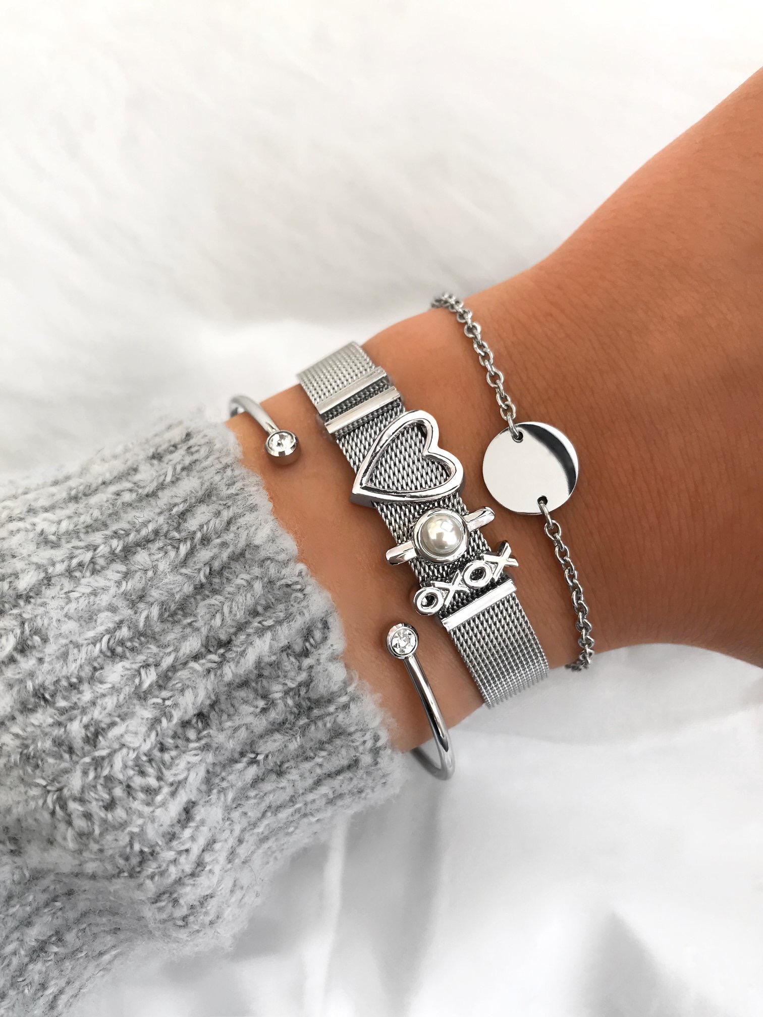 Minimalism Style Stainless Steel Bracelet