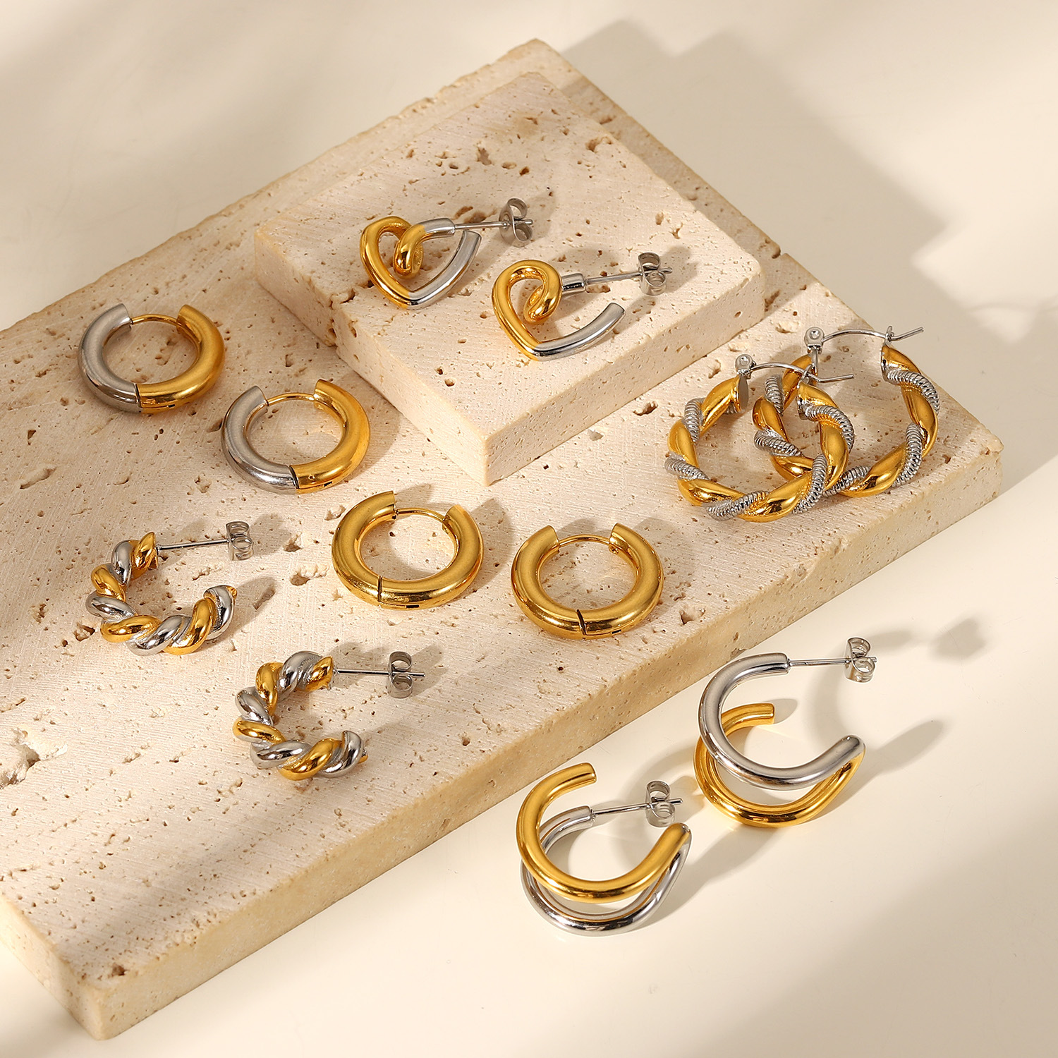 Female Jewelry Earring Directly From Factory,Wholesale Fashion Earring New Designs Gold Plated